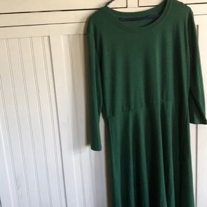 Cotton long sleeve comfortable work dress